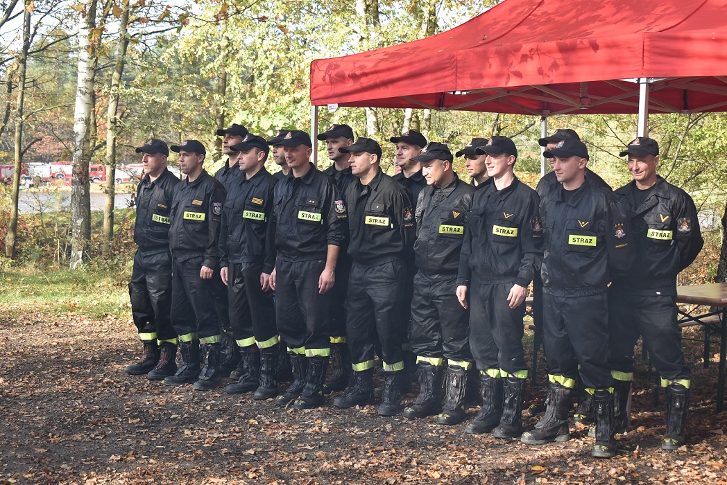 Strażacy biorą udział w ćwiczeniach powiatowych