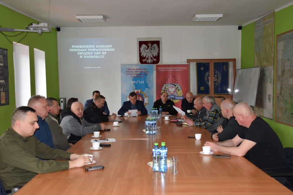 Posiedzenie Zarządu Oddziału Powiatowego Związku OSP RP w Zgorzelcu