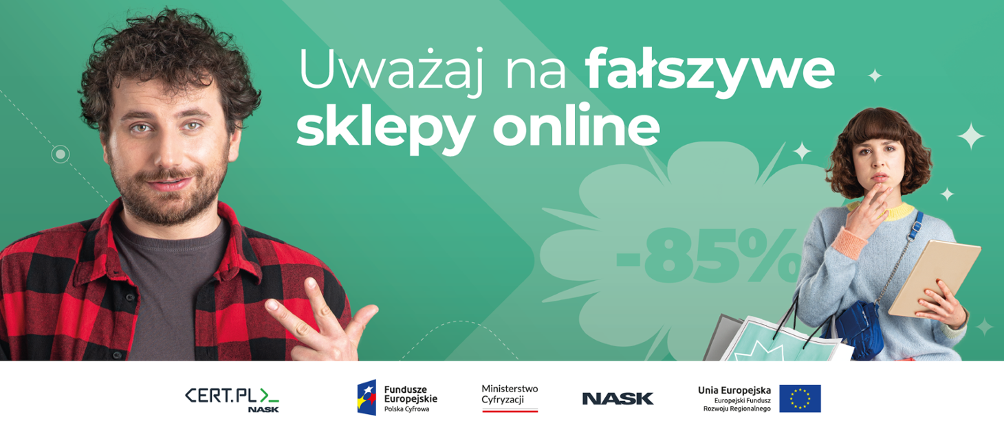 Uwaga na fałszywe sklepy online – ostrzega Ministerstwo Cyfryzacji i NASK