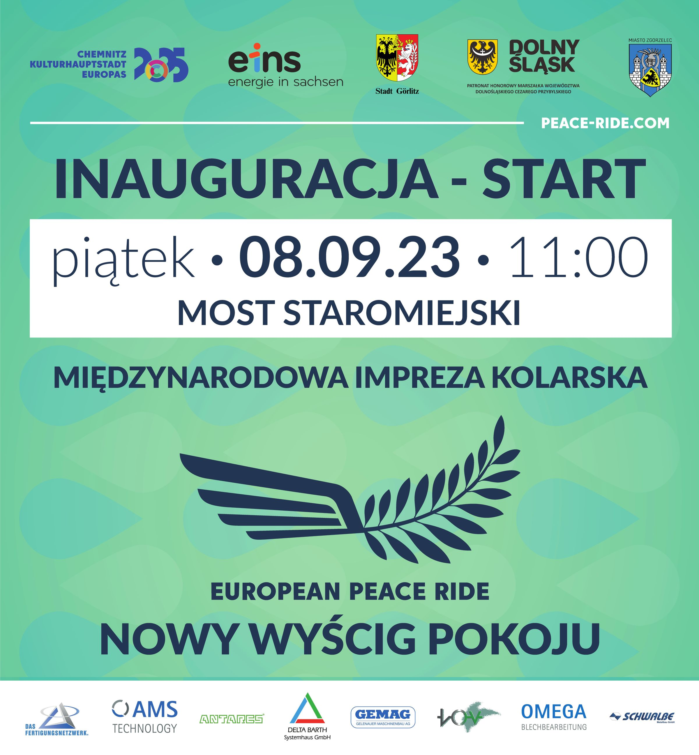 European Peace Ride 2023 – wystartuje na Moście Staromiejskim w Görlitz-Zgorzelcu