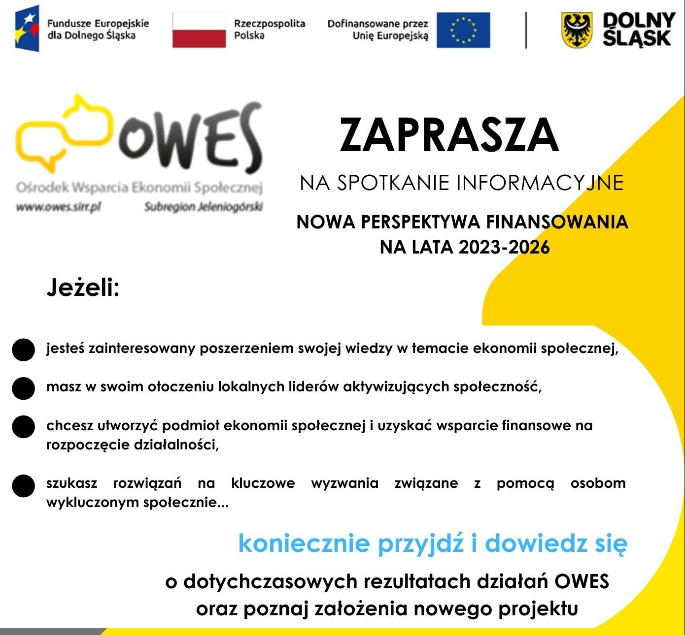 Przyszłość ekonomii społecznej w Zgorzelcu – spotkanie informacyjne OWES