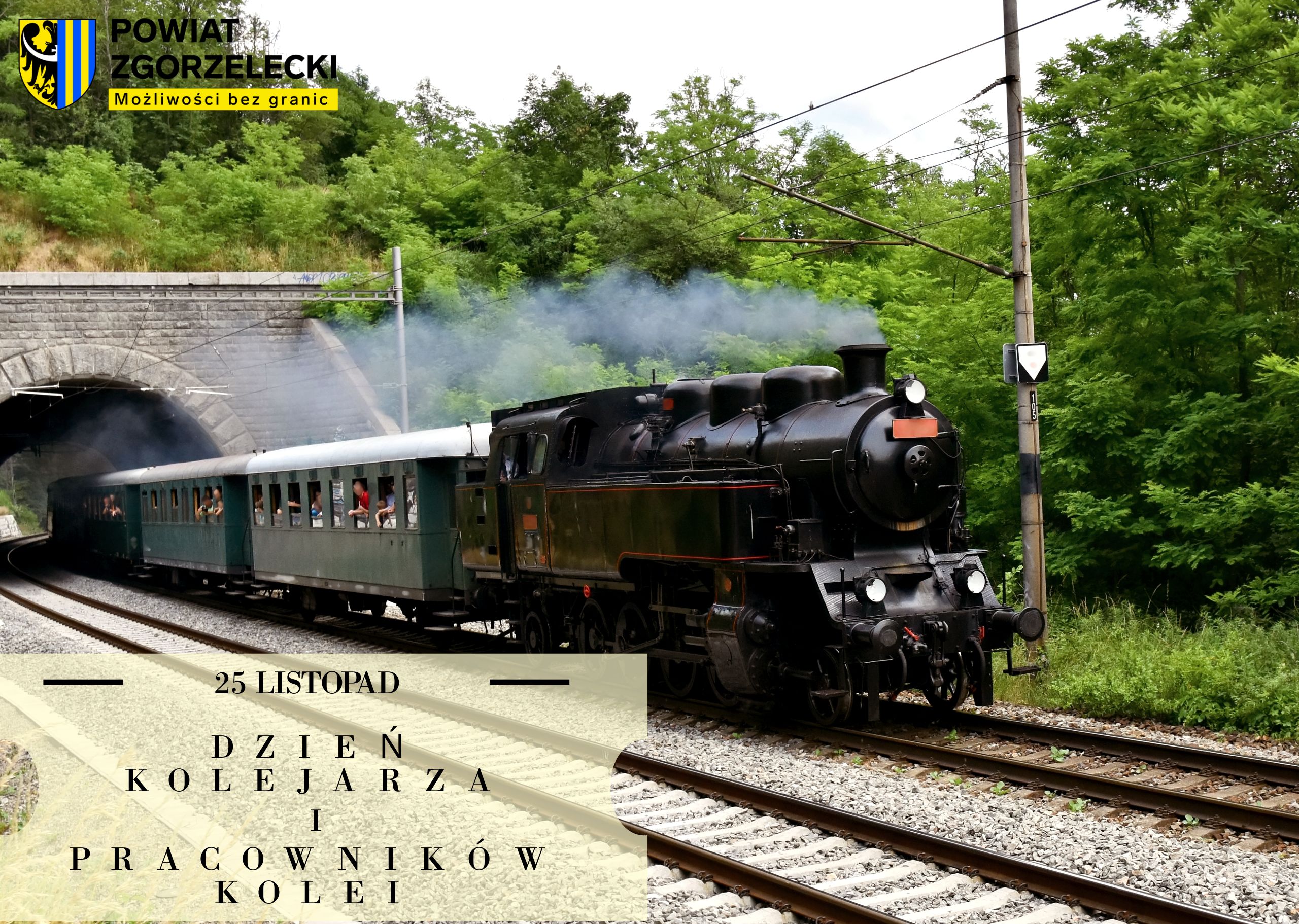 Życzenia z okazji Dnia Kolejarza i Pracowników Kolei