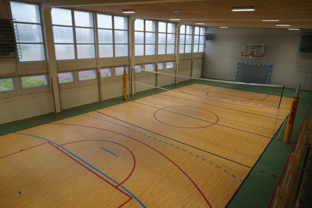 Odbiór końcowy robót budowlanych dla części I: modernizacja hali sportowej wraz z zapleczem sanitarnym