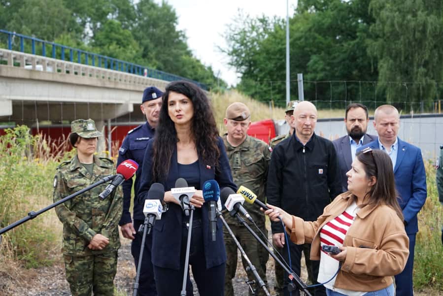 Kontrola na dolnośląskim odcinku granicy polsko-niemieckiej