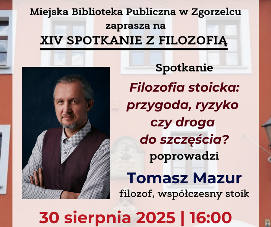 XIV Spotkanie z filozofią – Tomasz Mazur