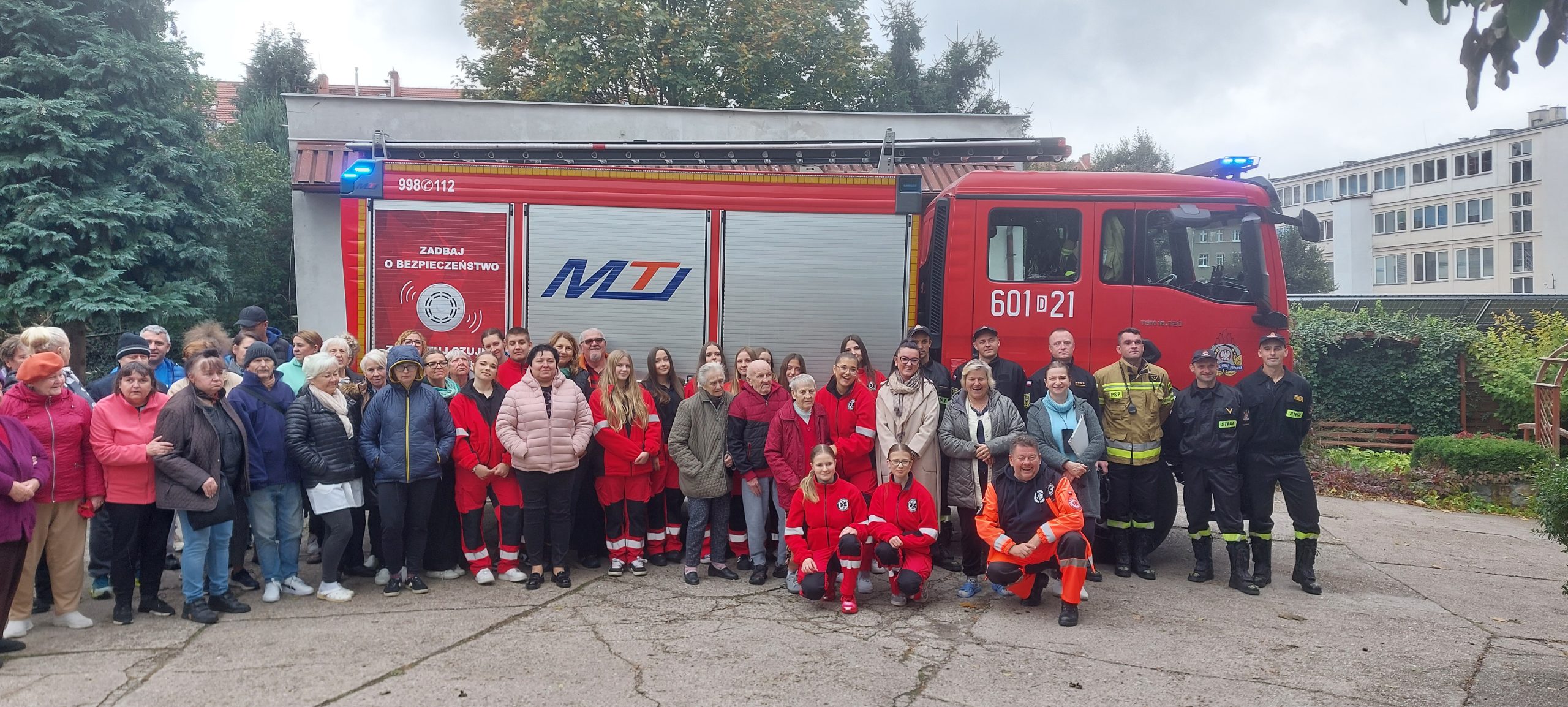 Próbna ewakuacja DPS “Ostoja” w Zgorzelcu