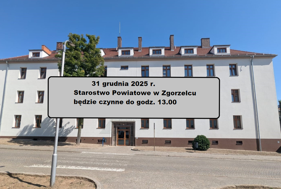 Przypominamy. Dzisiaj urząd czynny do godziny 13.00