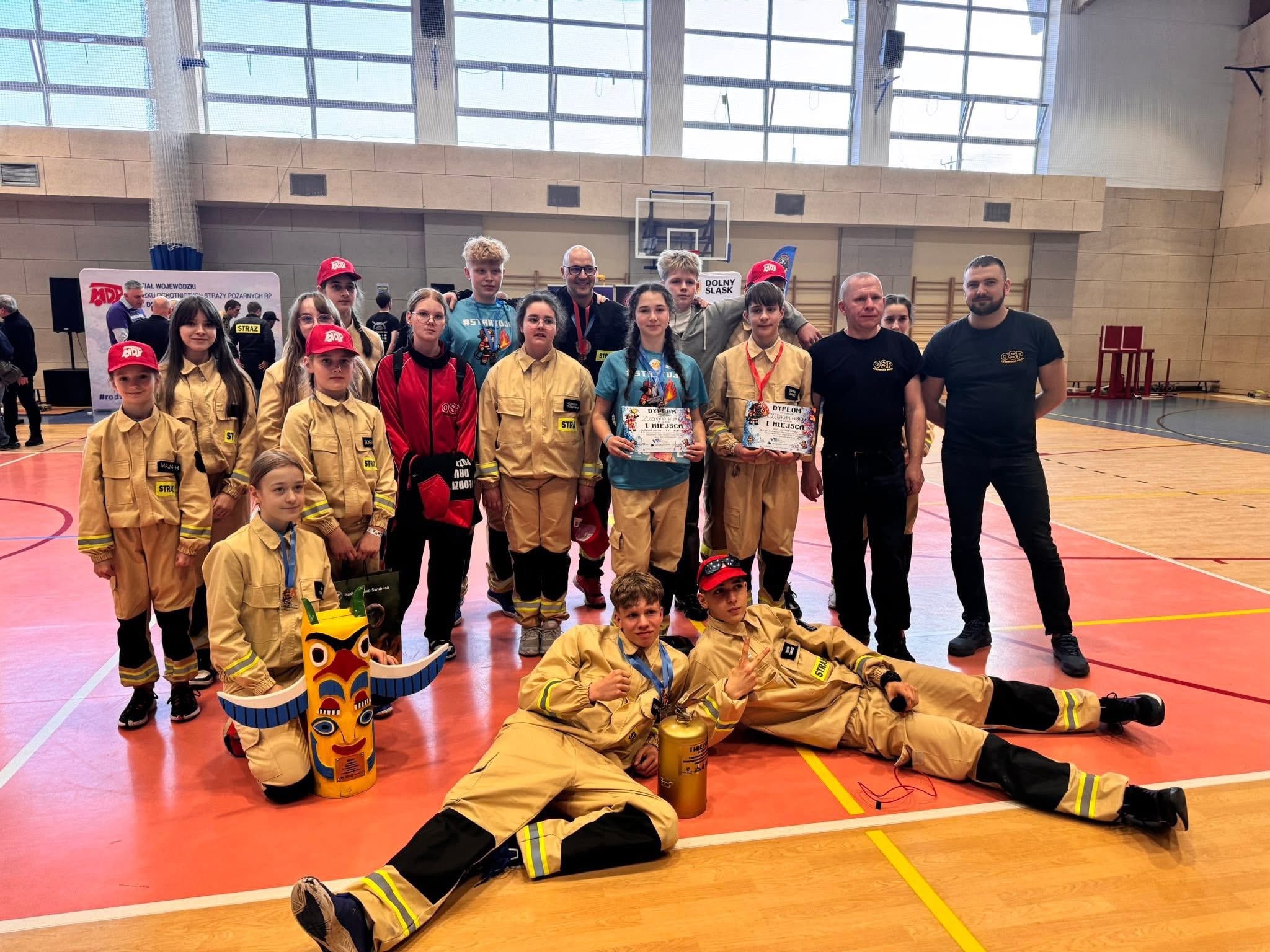 Podsumowanie udziału drużyn z Gminy Węgliniec w II Wojewódzkich Halowych Młodzieżowych Zawodach Sportowo–Pożarniczych