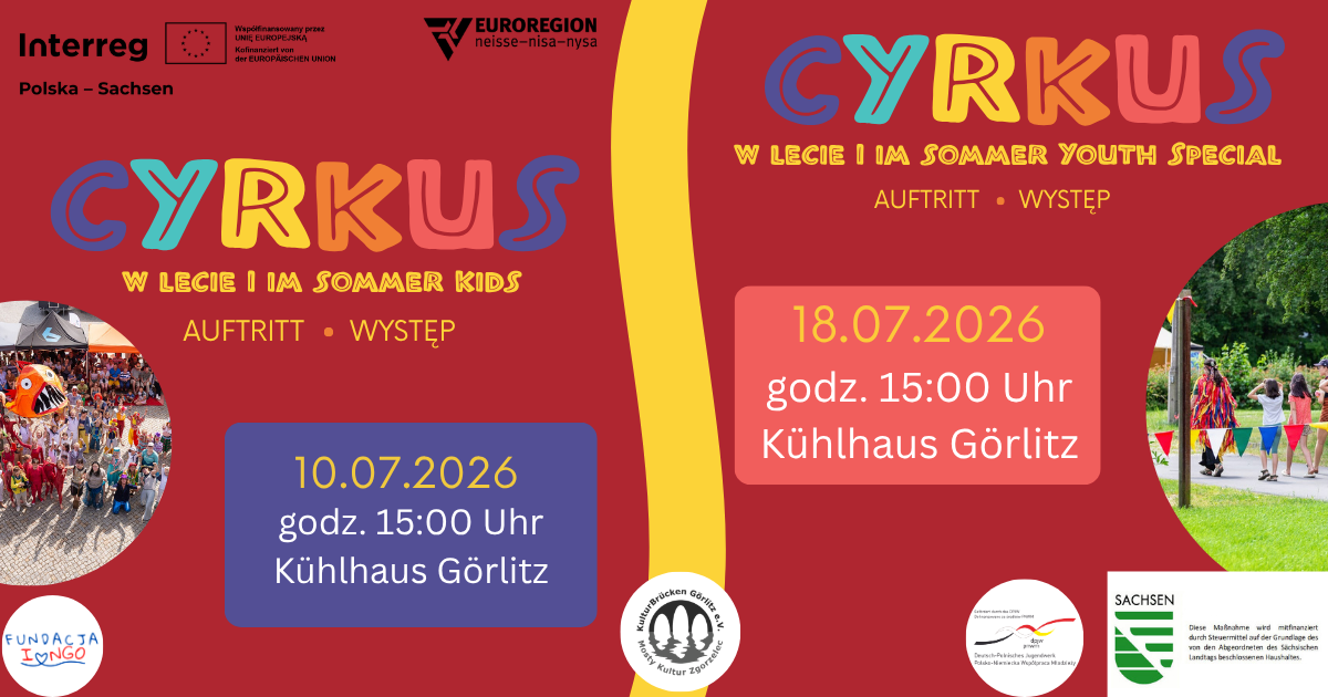 Obozy cyrkowe zapraszają na otwarte pokazy finałowe w Kühlhaus Görlitz