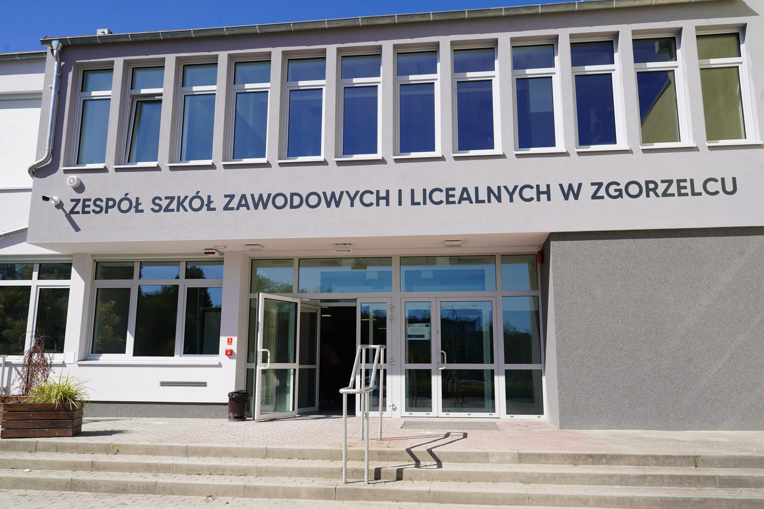 Odbiór końcowy robót budowlanych w ramach projektu.: „Poprawa efektywności energetycznej budynków oświatowych Powiatu Zgorzeleckiego – etap II”